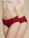 #617 Panty OE Red and Red Combos - 2 Pcs Pack