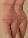 #653 Cycling Shorts - Coral and Coral - 2 Pcs Pack