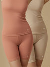 #653 Cycling Shorts - Coral and Skin Combos - 2 Pcs Pack