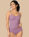 #707 Camisole Slip & High Waist Panty Set - Pink - 1 Pc Set