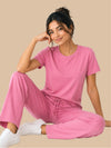 #725 Premium Pyjama Set - Light Pink - 1 Piece Set