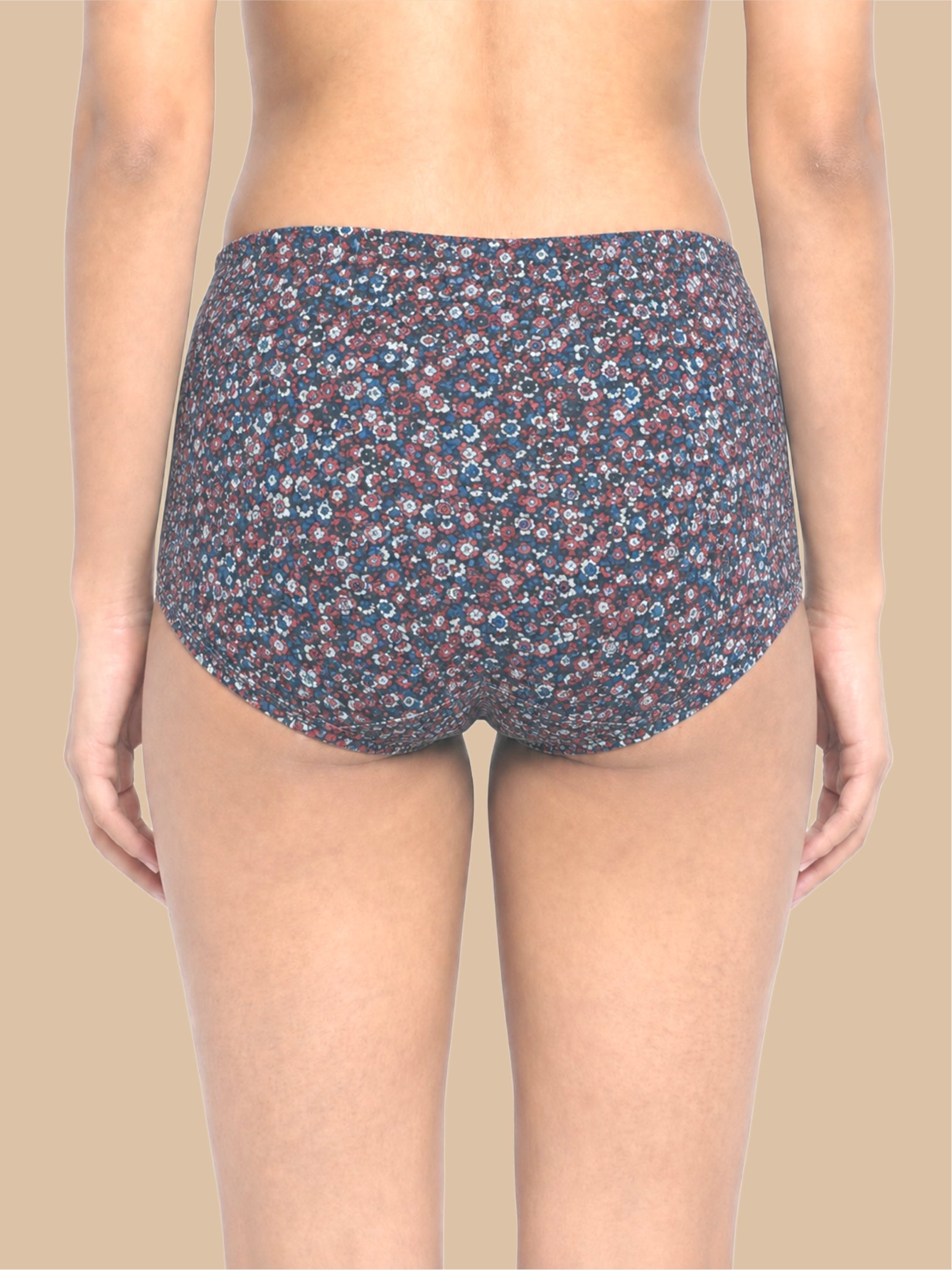 #806 Panties IE High Waist - Navy and Royal Blue- 2 Pcs Pack