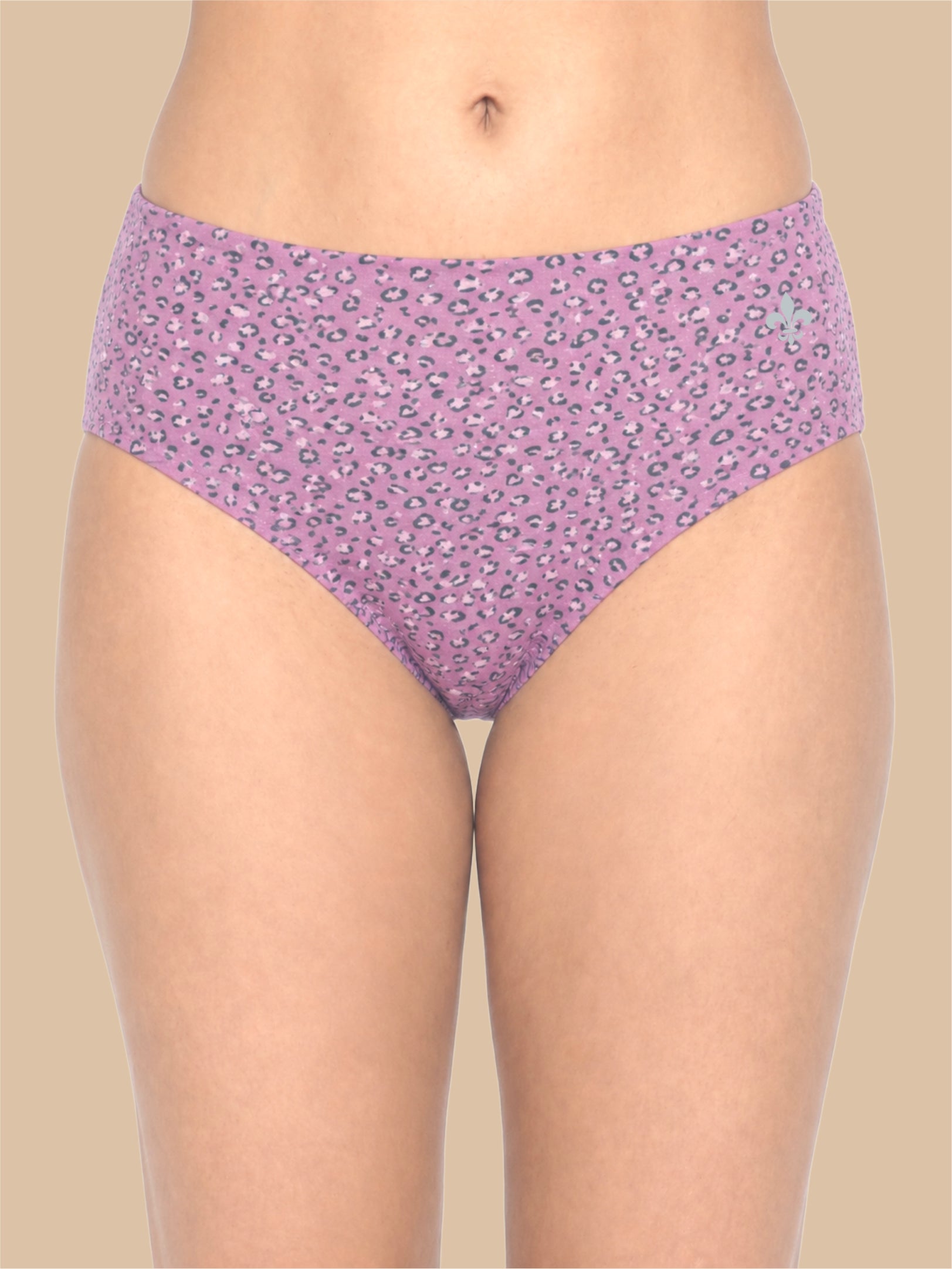 #806 Panties IE High Waist - White and Pink - 2 Pcs Pack
