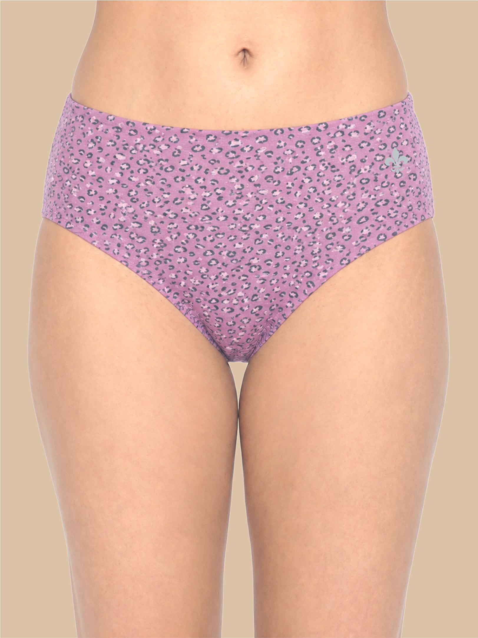 #806 Panties IE High Waist -Pink and Pink Combo - 2 Pcs Pack