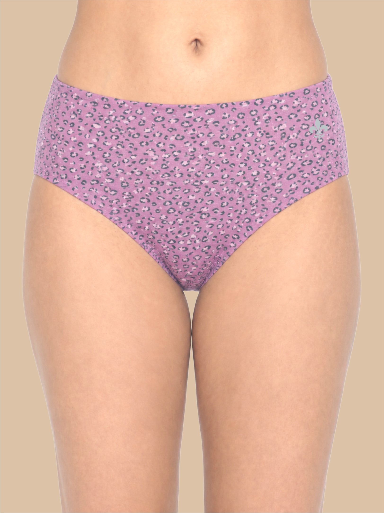 #806 Panties IE High Waist - Navy and Pink - 2 Pcs Pack