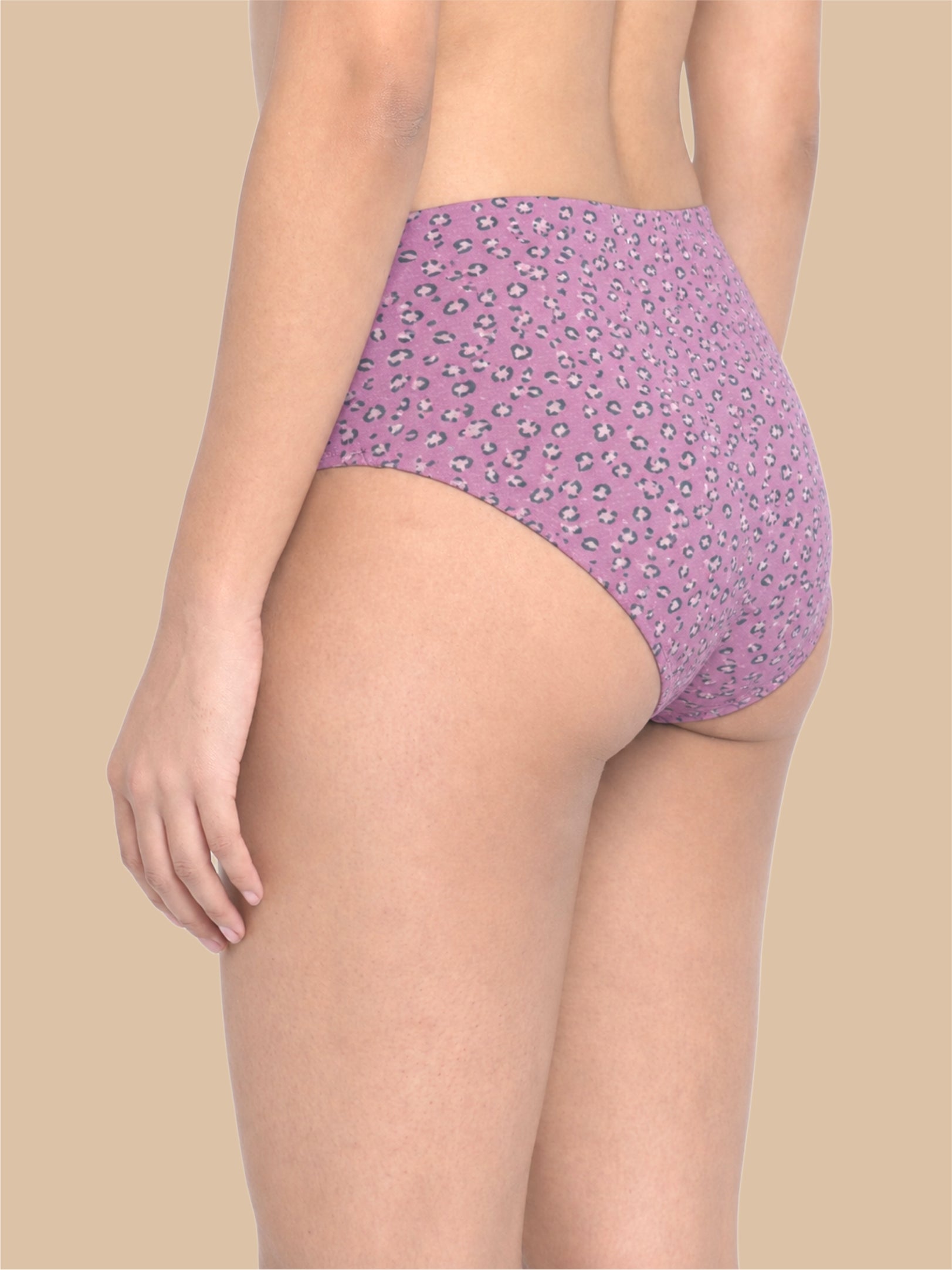 #806 Panties IE High Waist - Navy and Pink - 2 Pcs Pack