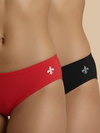 #608 Panty IE - Red and Black Combos - 2 Pcs Pack