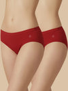 #635 Periods - Panty - Red and Red Combos - 2 Pcs Pack