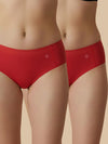 #626 Seamless - Panty - Red and Red Combos - 2 Pcs Pack