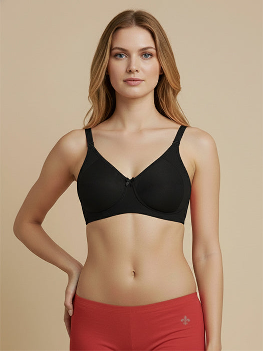 HSB#023 Side Support Bra - Black - 2 Pcs Pack