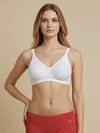 HSB#023 Side Support Bra - White - 2 Pcs Pack