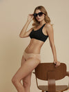 HSB#014 Active Slip On Bra - Black - 2 Pcs Pack