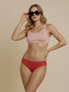 HSB#014 Active Slip On Bra - Pink - 2 Pcs Pack